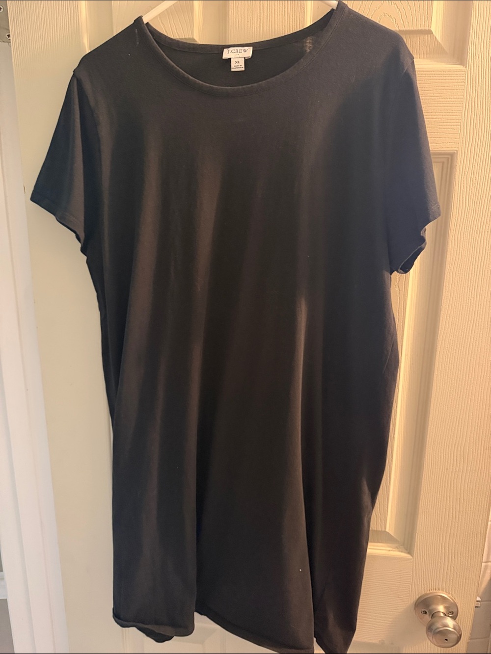 J. Crew Men's Black Short-Sleeve Crewneck Tee